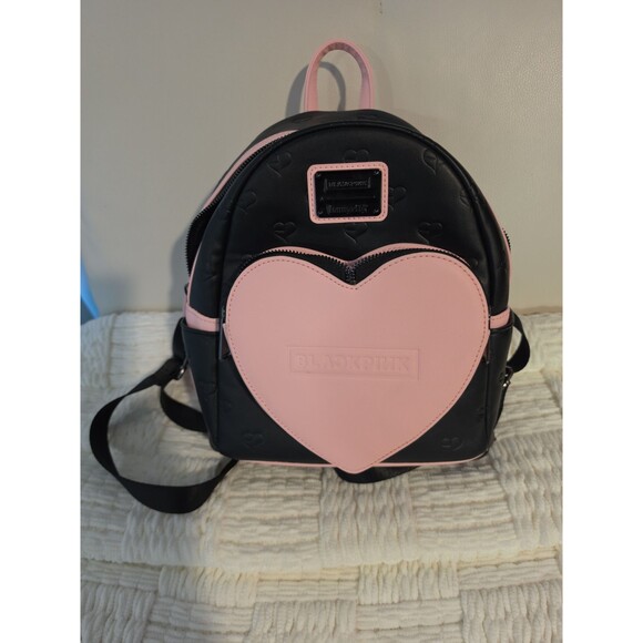 Loungefly Handbags - Loungefly BLACKPINK All-Over Print Heart Mini Backpack
